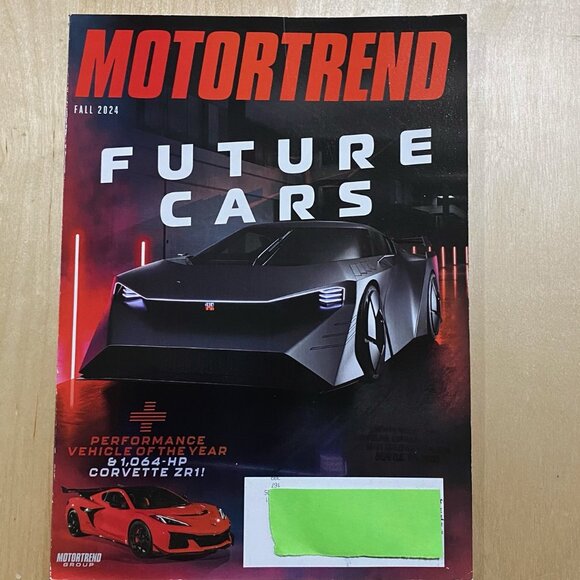 Lot of 4 Motortrend Magazine 2024 75th Anniversary Future/Greatest Car w/Label - Picture 2 of 4